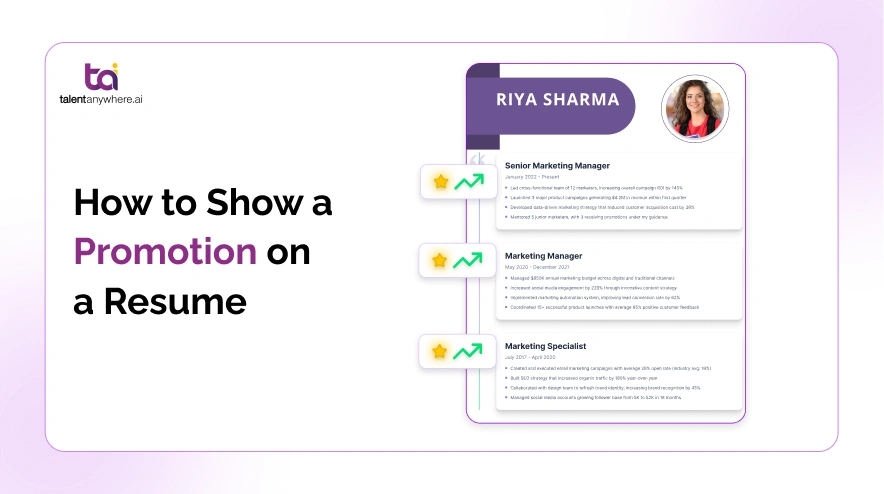 How to Show Promotion on Resume