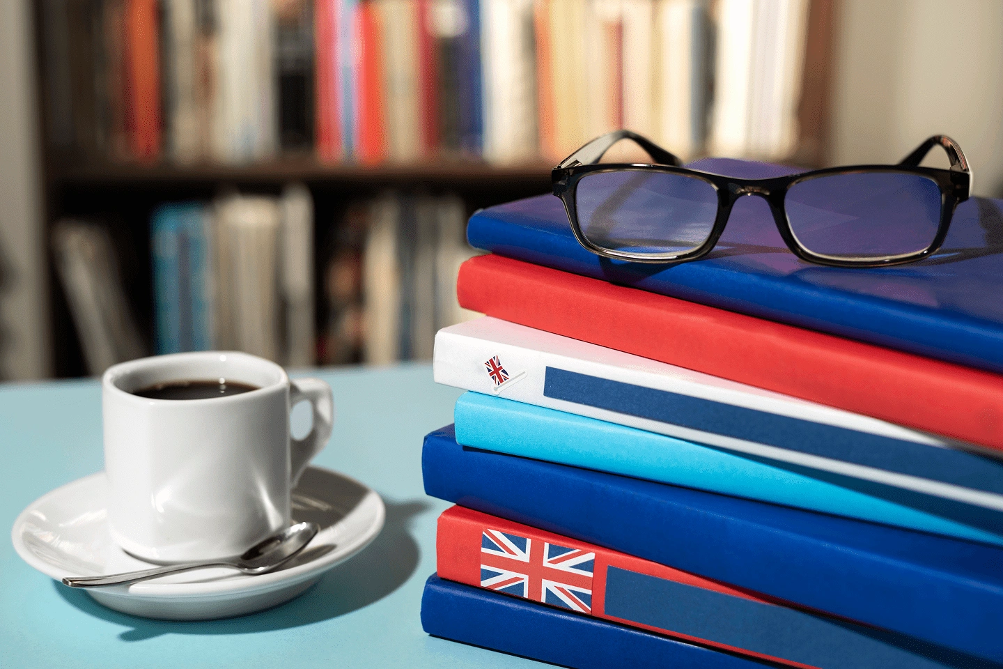 Stack of top interview preparation books to help candidates improve interview skills