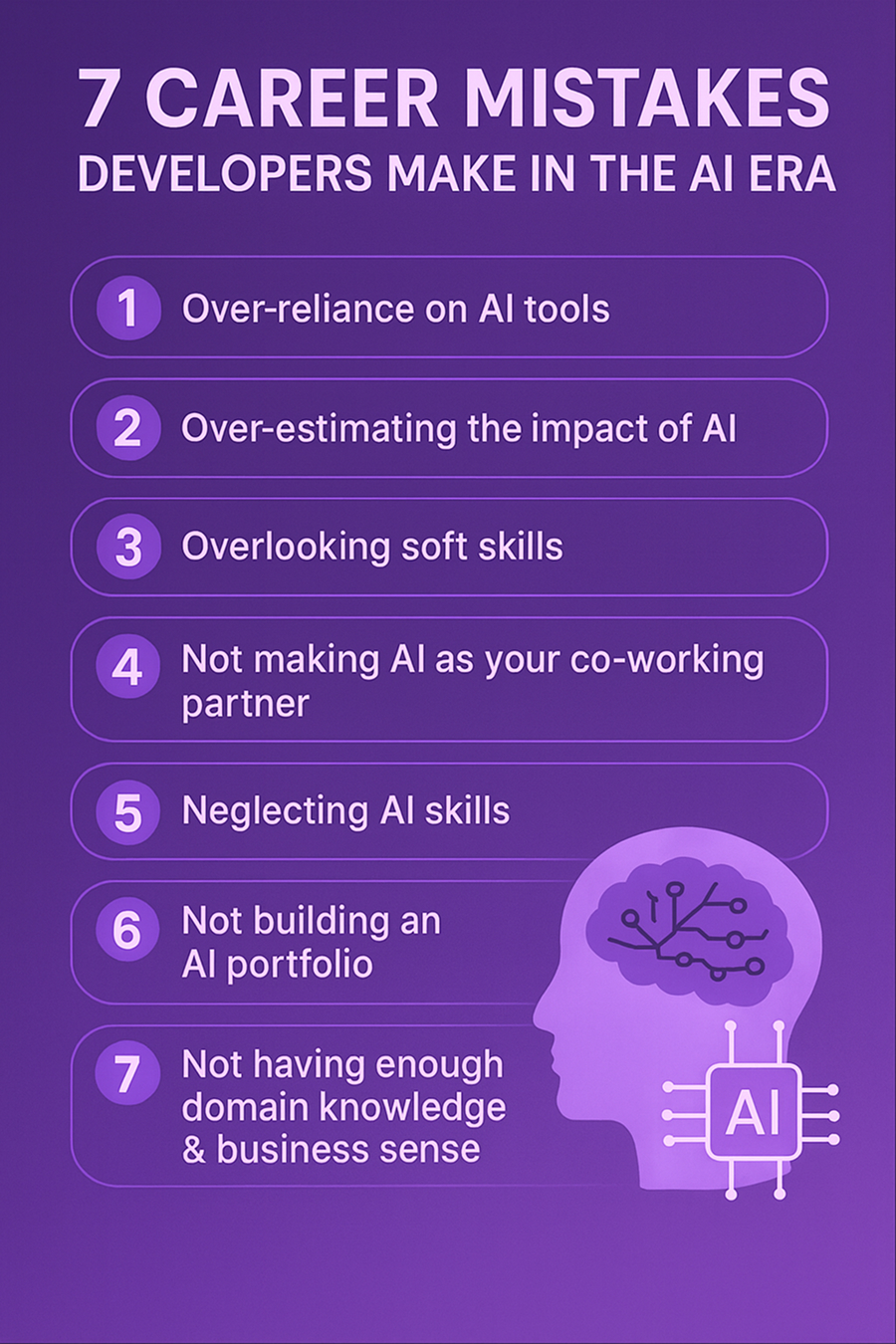 Career Mistakes you are Making as a Developer in the AI Age
