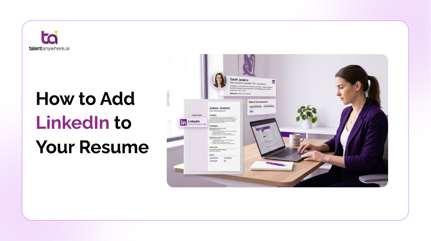 How to add LinkedIn to a resume