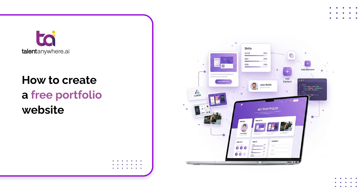How to create a free portfolio website [step by step guide]